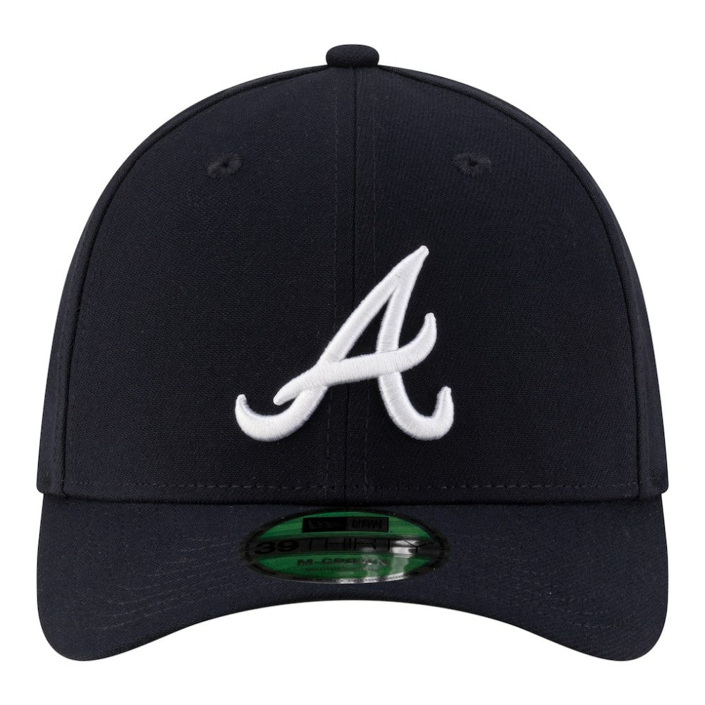 Atlanta Braves New Era Player Replica 39THIRTY M-Crown Flex Hat - Navy - New Era Online