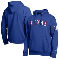 Texas Rangers Champion All Star Wordmark Hoodie - Royal - MLB Online
