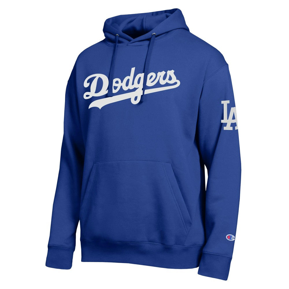 Los Angeles Dodgers Champion All Star Wordmark Hoodie - Royal - MLB Lifestyle