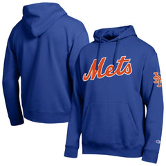 New York Mets Champion All Star Wordmark Hoodie - Royal - MLB on Sale