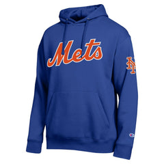 New York Mets Champion All Star Wordmark Hoodie - Royal - MLB on Sale