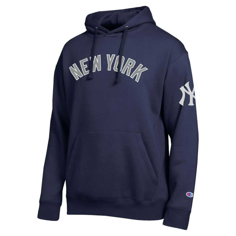 New York Yankees Champion All Star Wordmark Hoodie - Navy - MLB Lifestyle