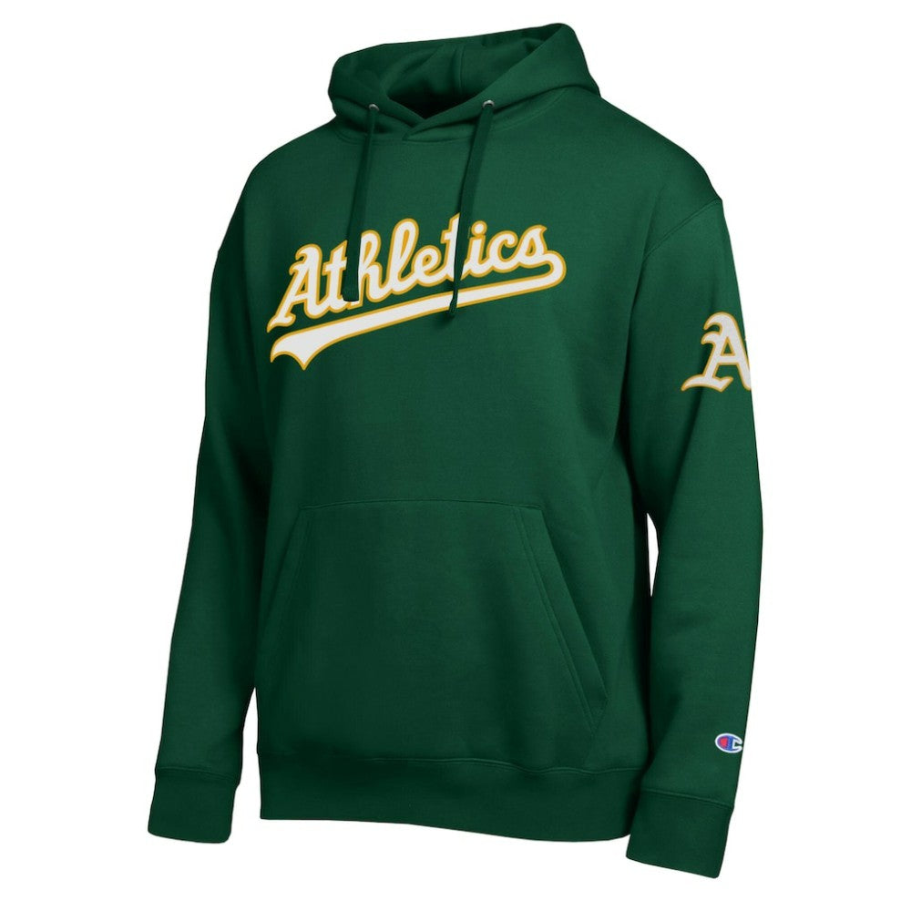 Athletics Champion All Star Wordmark Hoodie - Green - MLB Online
