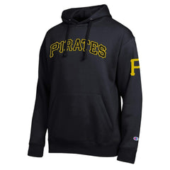 Pittsburgh Pirates Champion All Star Wordmark Hoodie - Black - MLB Discount