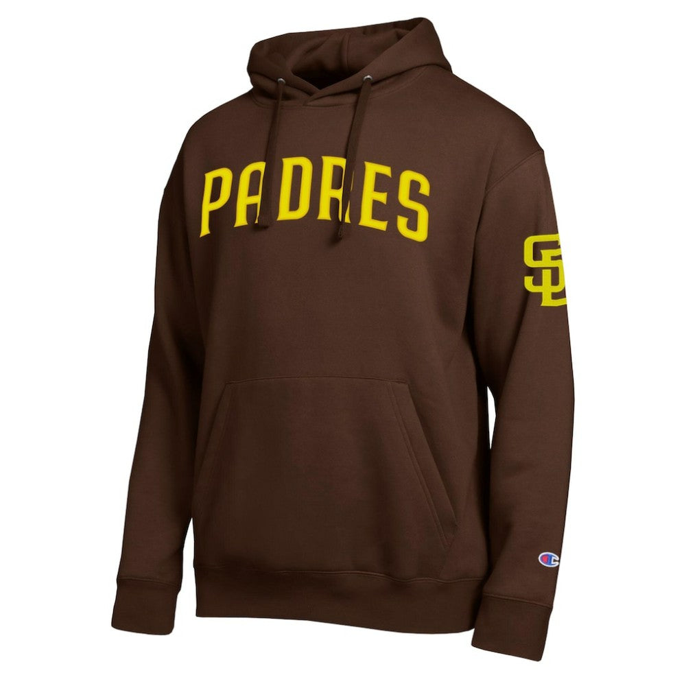 San Diego Padres Champion All Star Wordmark Hoodie - Brown - MLB Online