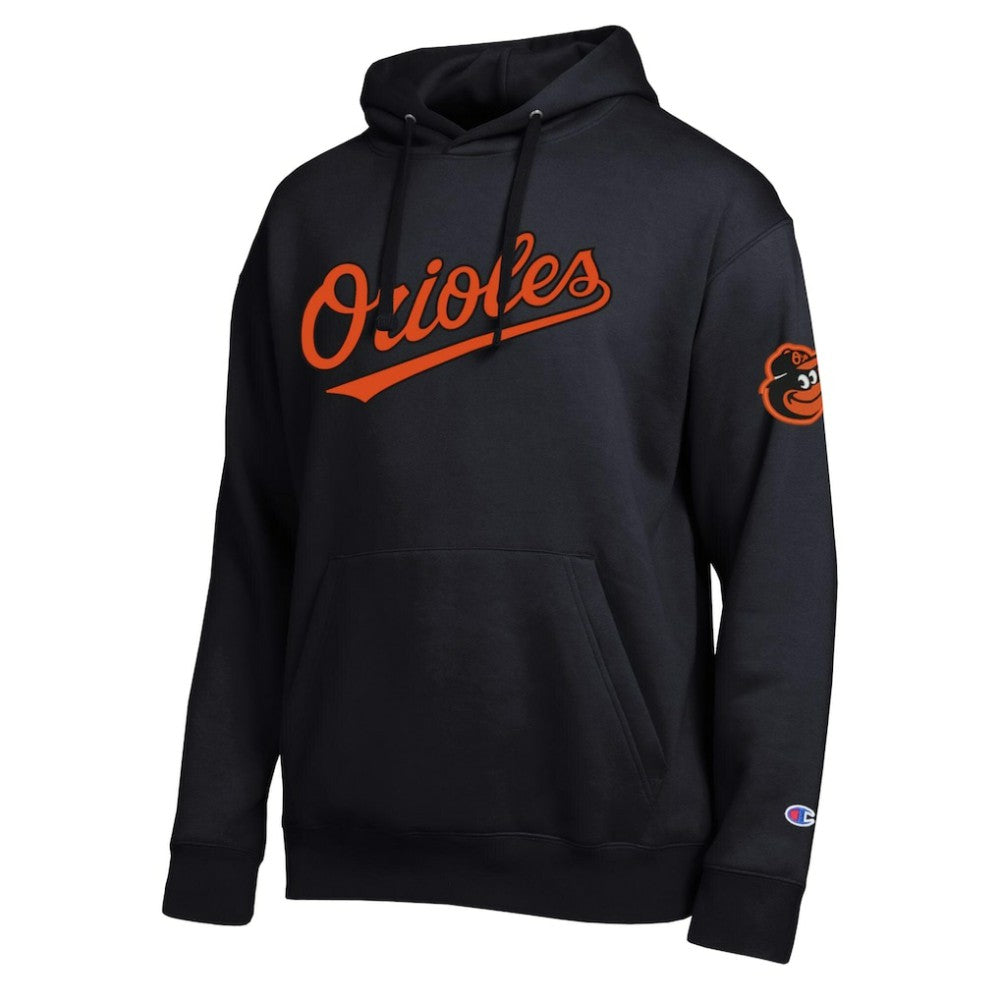 Baltimore Orioles Champion All Star Wordmark Hoodie - Black - MLB Online