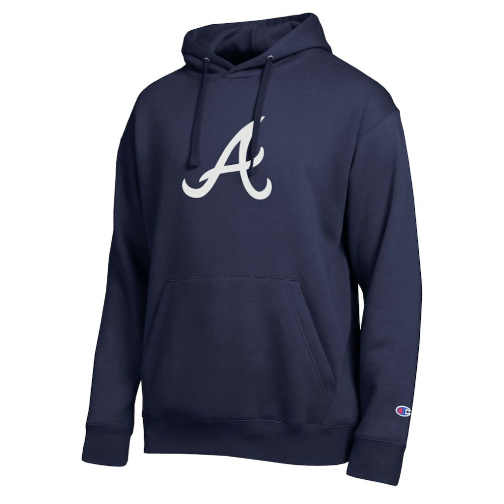Atlanta Braves Champion All Star Embroidered Logo Hoodie - Navy - MLB on Sale
