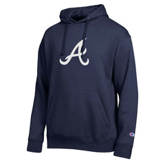 Atlanta Braves Champion All Star Embroidered Logo Hoodie - Navy - MLB on Sale