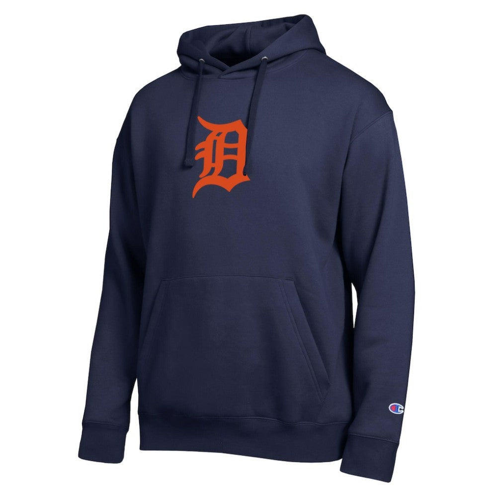 Detroit Tigers Champion All Star Embroidered Logo Hoodie - Navy - MLB Sale