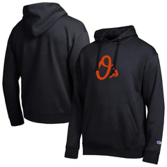 Baltimore Orioles Champion All Star Embroidered Logo Hoodie - Black - MLB Discount