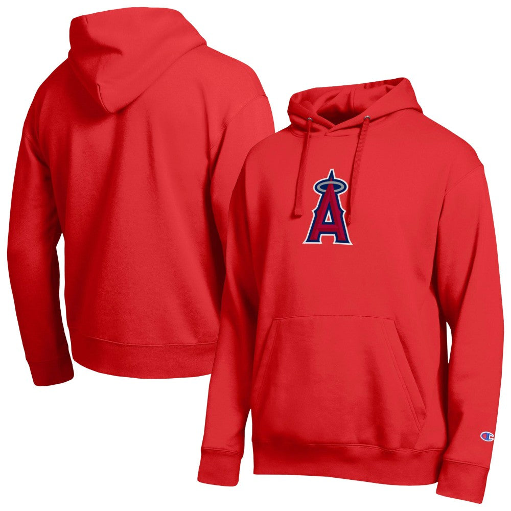 Los Angeles Angels Champion All Star Embroidered Logo Hoodie - Red - MLB Online