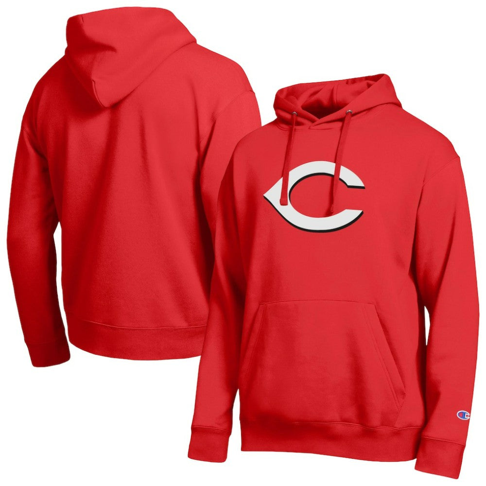 Cincinnati Reds Champion All Star Embroidered Logo Hoodie - Red - MLB Sale