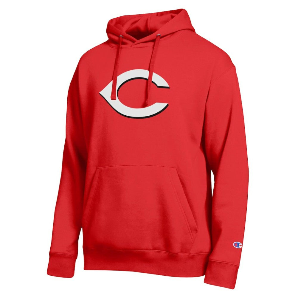 Cincinnati Reds Champion All Star Embroidered Logo Hoodie - Red - MLB Sale