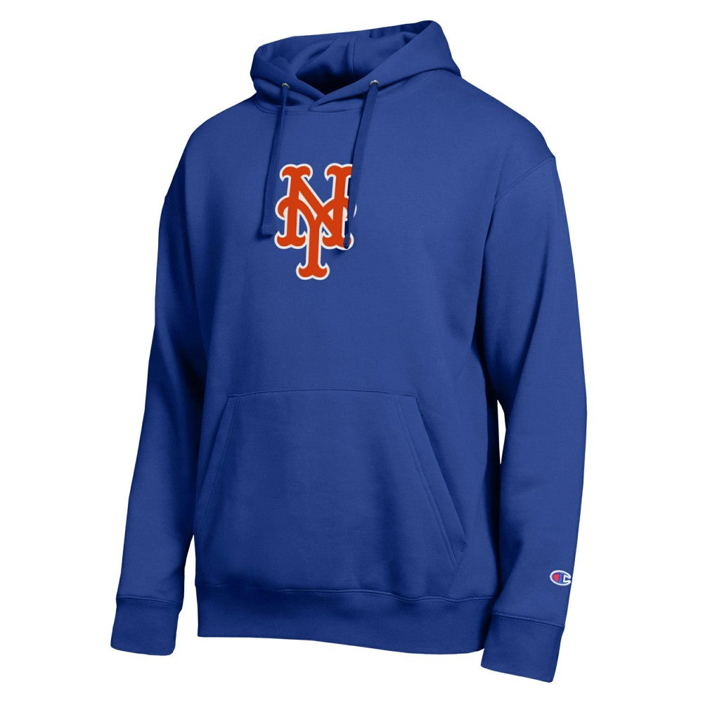 New York Mets Champion All Star Embroidered Logo Hoodie - Royal - MLB on Sale