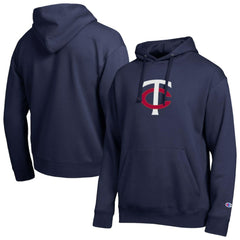Minnesota Twins Champion All Star Embroidered Logo Hoodie - Navy - MLB on Sale