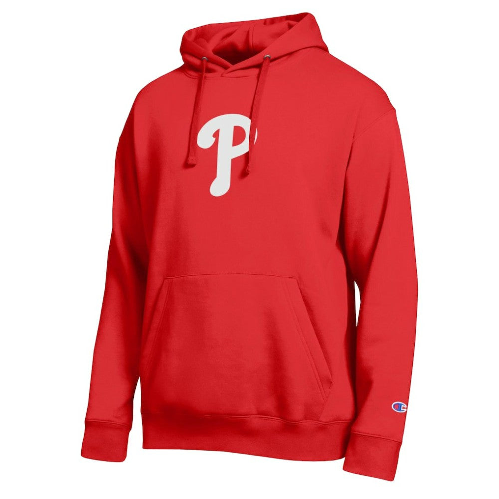 Philadelphia Phillies Champion All Star Embroidered Logo Hoodie - Red - MLB Online