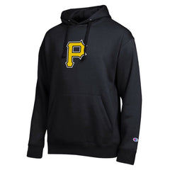 Pittsburgh Pirates Champion All Star Embroidered Logo Hoodie - Black - MLB Lifestyle