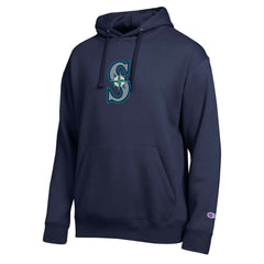 Seattle Mariners Champion All Star Embroidered Logo Hoodie - Navy - MLB Discount
