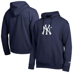 New York Yankees Champion All Star Embroidered Logo Hoodie - Navy - MLB Sale