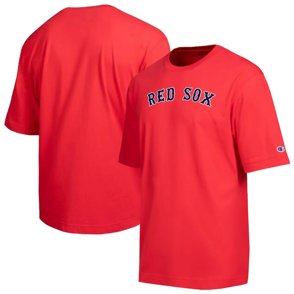 Boston Red Sox Champion All Star Chenille Wordmark T-Shirt - Red - MLB Sale