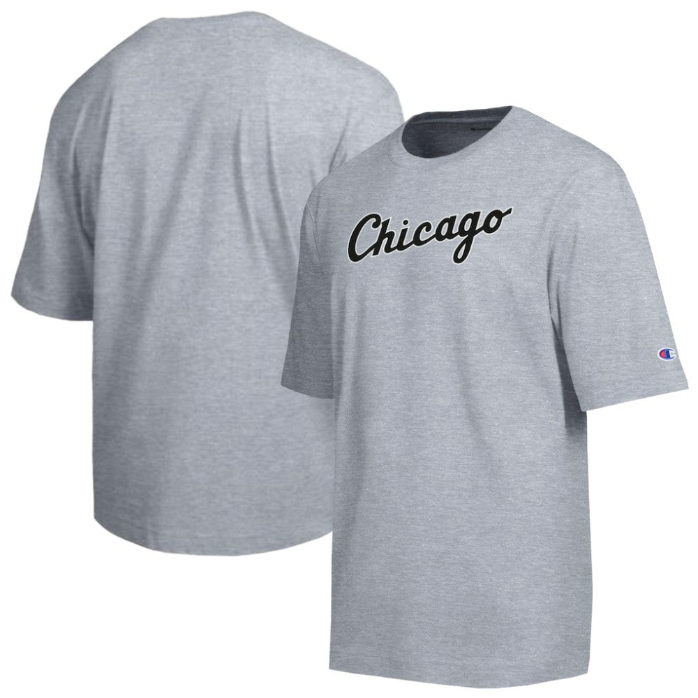 Chicago White Sox Champion All Star Chenille Wordmark T-Shirt - Gray - MLB Discount