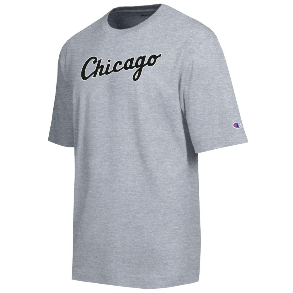 Chicago White Sox Champion All Star Chenille Wordmark T-Shirt - Gray - MLB Discount