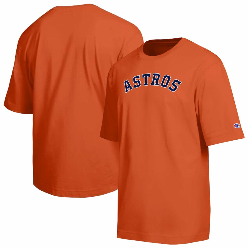 Houston Astros Champion All Star Chenille Wordmark T-Shirt - Orange - MLB Online