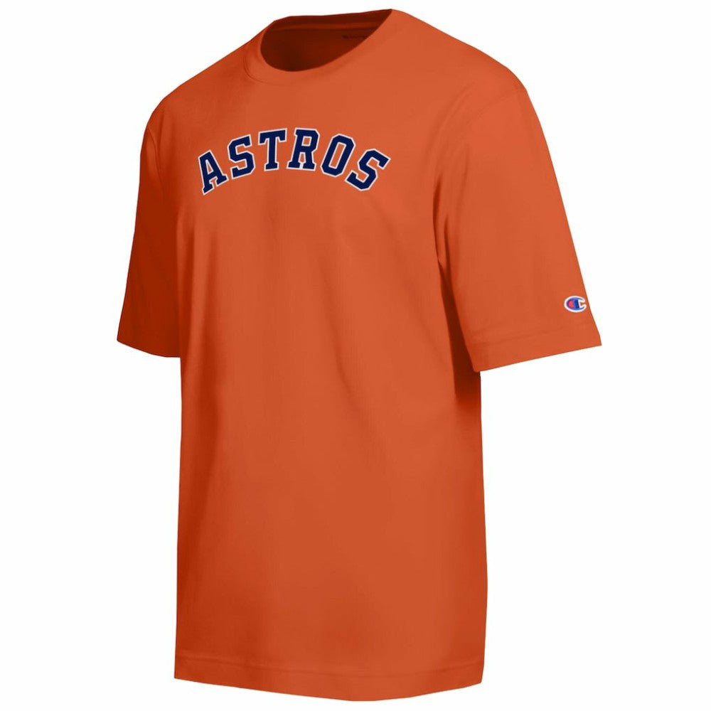 Houston Astros Champion All Star Chenille Wordmark T-Shirt - Orange - MLB Online
