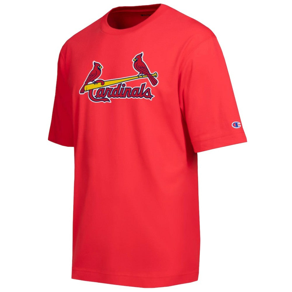 St. Louis Cardinals Champion All Star Chenille Wordmark T-Shirt - Red - MLB Online