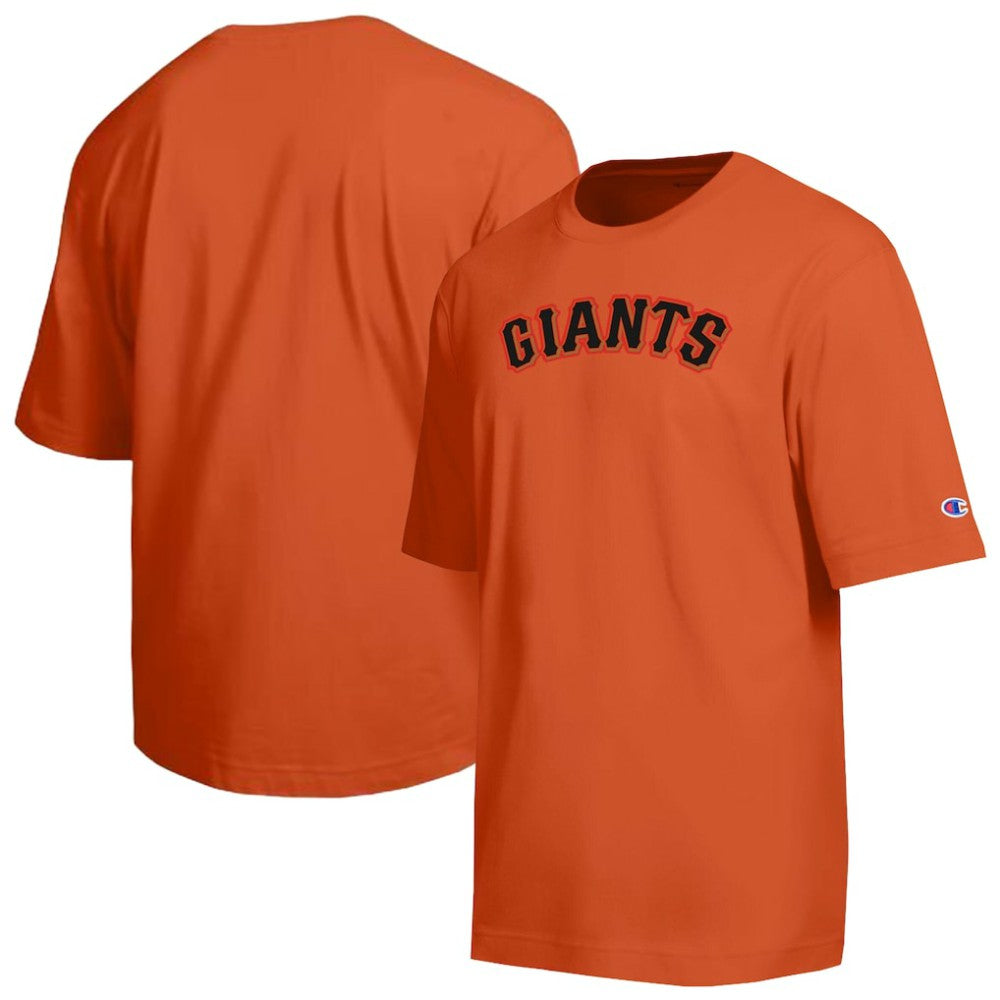 San Francisco Giants Champion All Star Chenille Wordmark T-Shirt - Orange - MLB on Sale