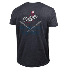 Los Angeles Dodgers Champion Tri-Blend T-Shirt - Heather Black - MLB Lifestyle