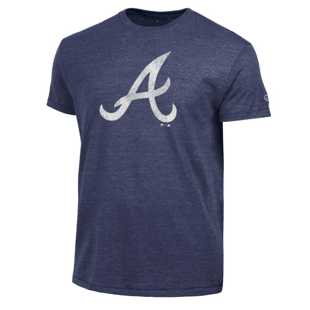 Atlanta Braves Champion Tri-Blend T-Shirt - Navy - MLB Online