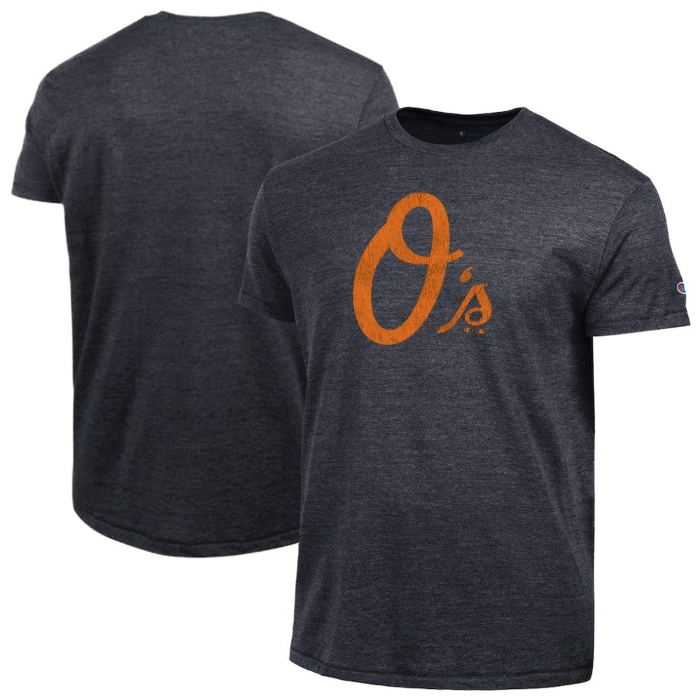 Baltimore Orioles Champion Tri-Blend T-Shirt - Black - MLB on Sale