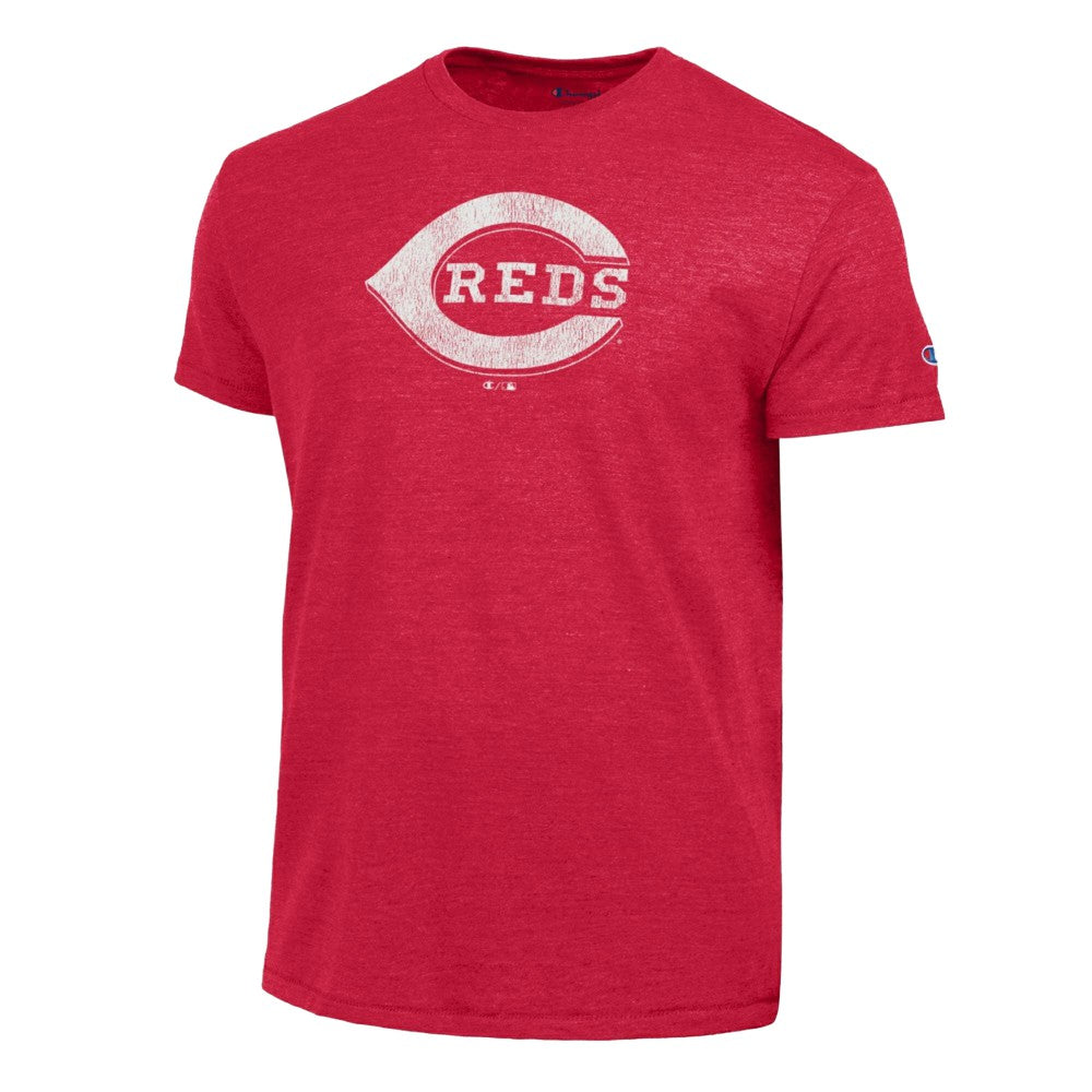 Cincinnati Reds Champion Tri-Blend T-Shirt - Red - MLB Sale