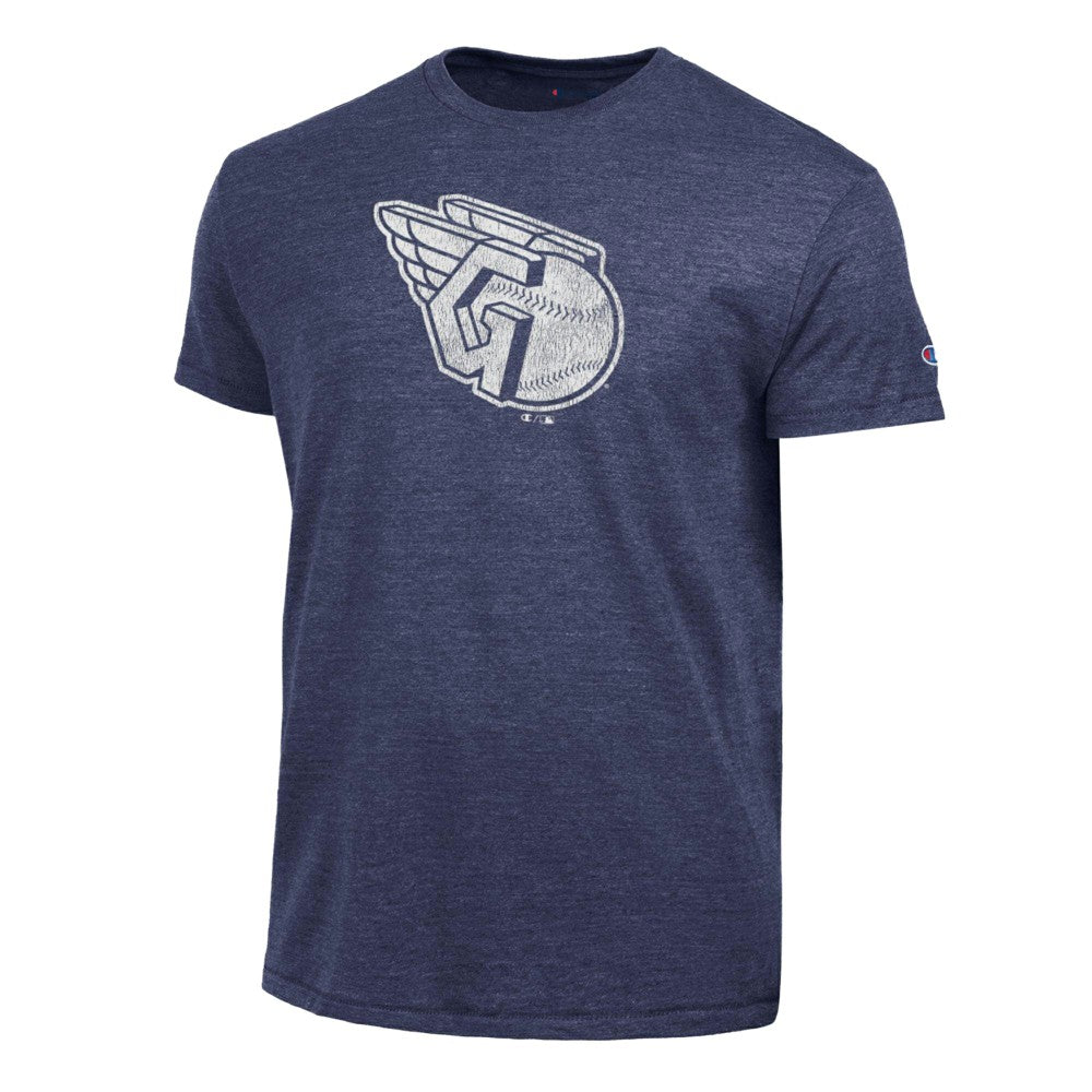 Cleveland Guardians Champion Tri-Blend T-Shirt - Navy - MLB Online