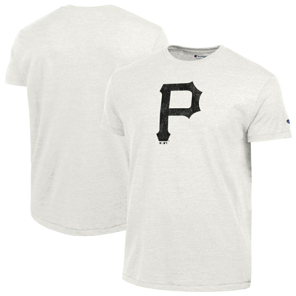 Pittsburgh Pirates Champion Tri-Blend T-Shirt - White - MLB Lifestyle