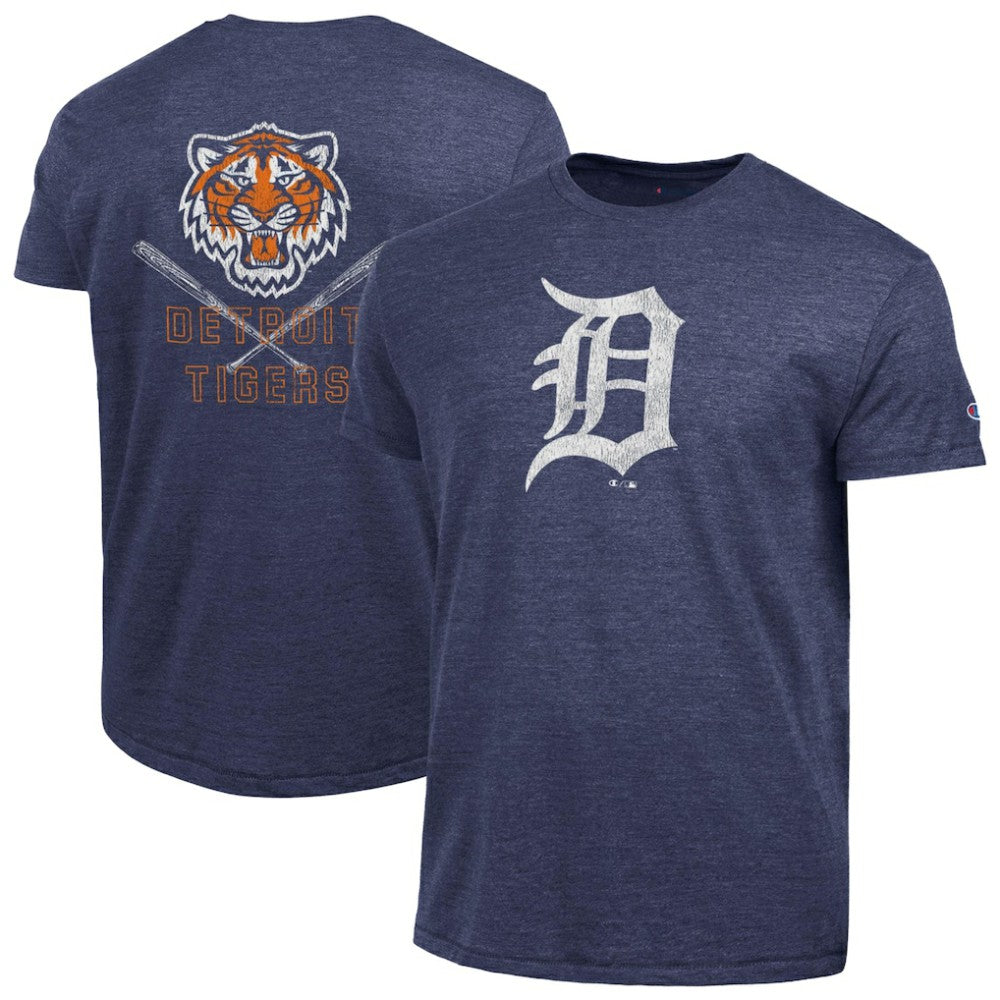 Detroit Tigers Champion Tri-Blend T-Shirt - Navy - MLB Online