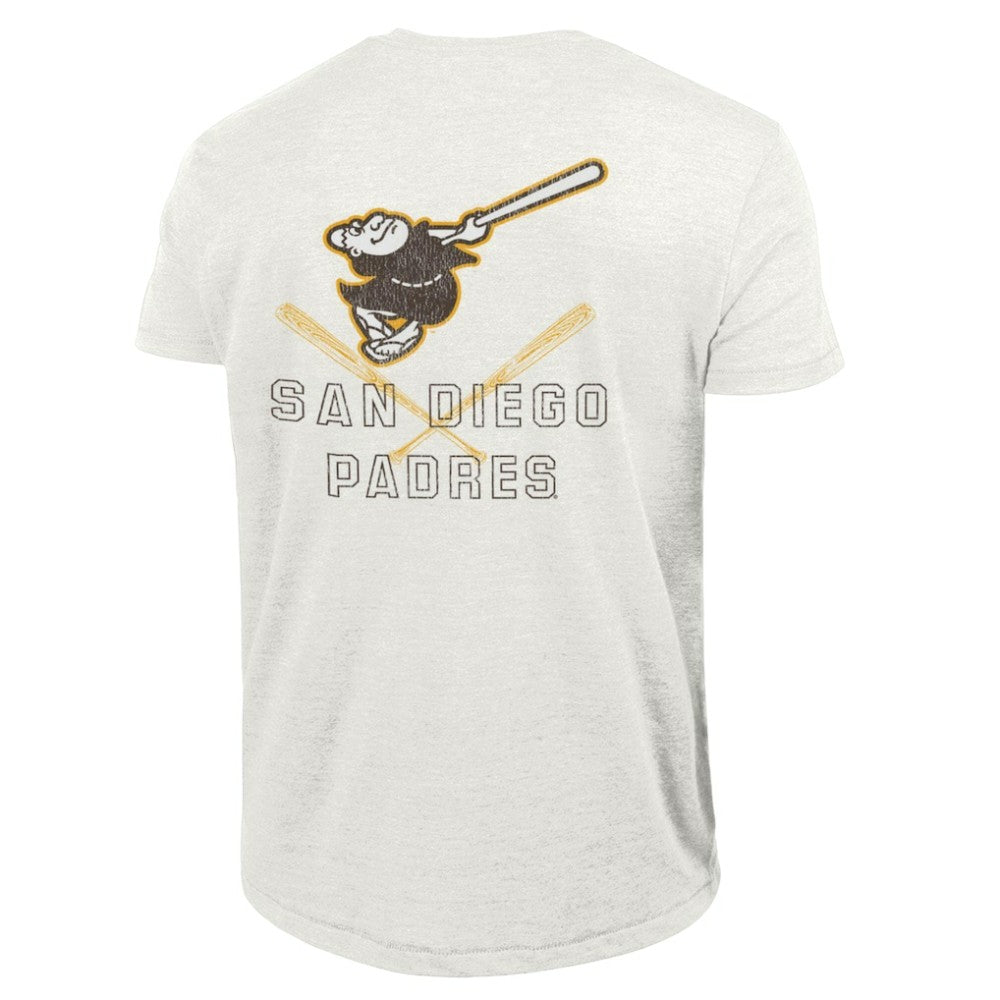 San Diego Padres Champion Tri-Blend T-Shirt - Heather White - MLB Discount