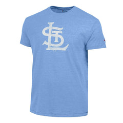 St. Louis Cardinals Champion Tri-Blend T-Shirt - Heather Light Blue - MLB on Sale