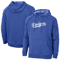 Los Angeles Dodgers Champion Triumph Tri-Blend Raglan Hoodie - Royal - MLB Discount