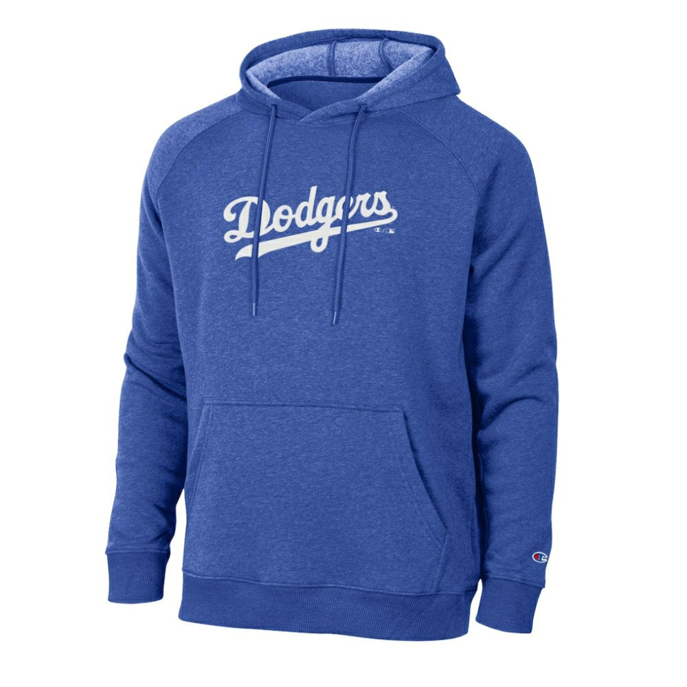 Los Angeles Dodgers Champion Triumph Tri-Blend Raglan Hoodie - Royal - MLB Discount
