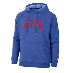Chicago Cubs Champion Triumph Tri-Blend Raglan Hoodie - Royal - MLB Discount