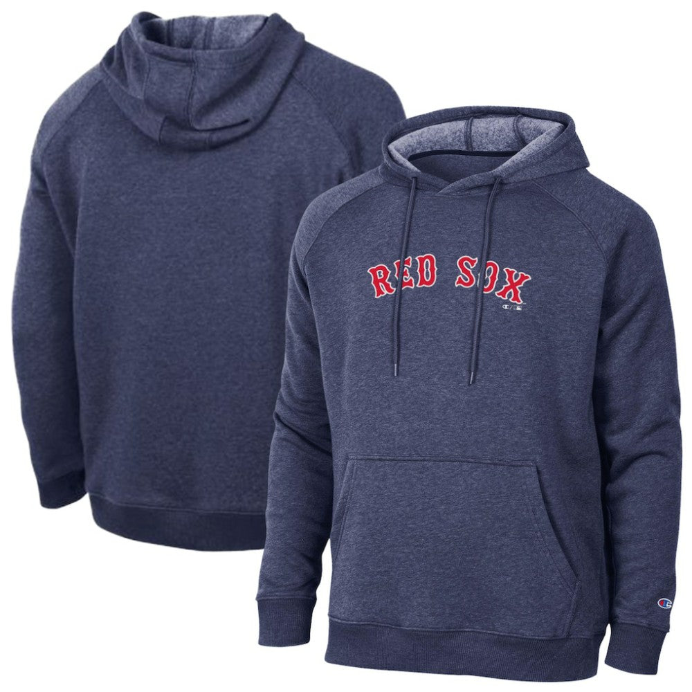 Boston Red Sox Champion Triumph Tri-Blend Raglan Hoodie - Navy - MLB Online