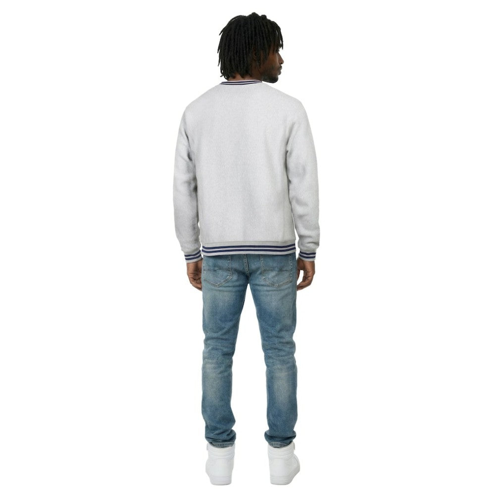Atlanta Braves Champion Reverse Weave Sweatshirt - Heather Gray - MLB on Sale
