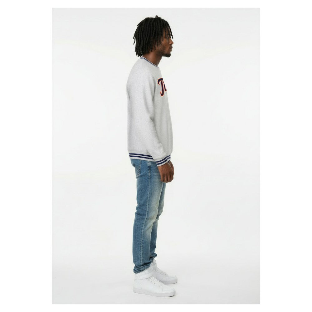 Detroit Tigers Champion Reverse Weave Sweatshirt - Heather Gray - MLB Discount