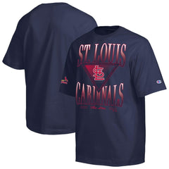St. Louis Cardinals Champion Traditions Two Locations T-Shirt - Navy - MLB Sale