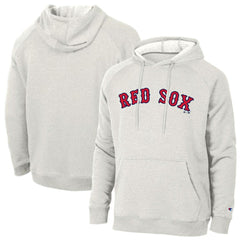 Boston Red Sox Champion Triumph Tri-Blend Raglan Hoodie - Heathered Core Ultra Light Grey - MLB Lifestyle