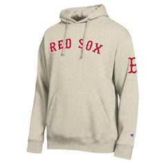 Boston Red Sox Champion All Star Chenille Patch Hoodie - Oatmeal - MLB Sale
