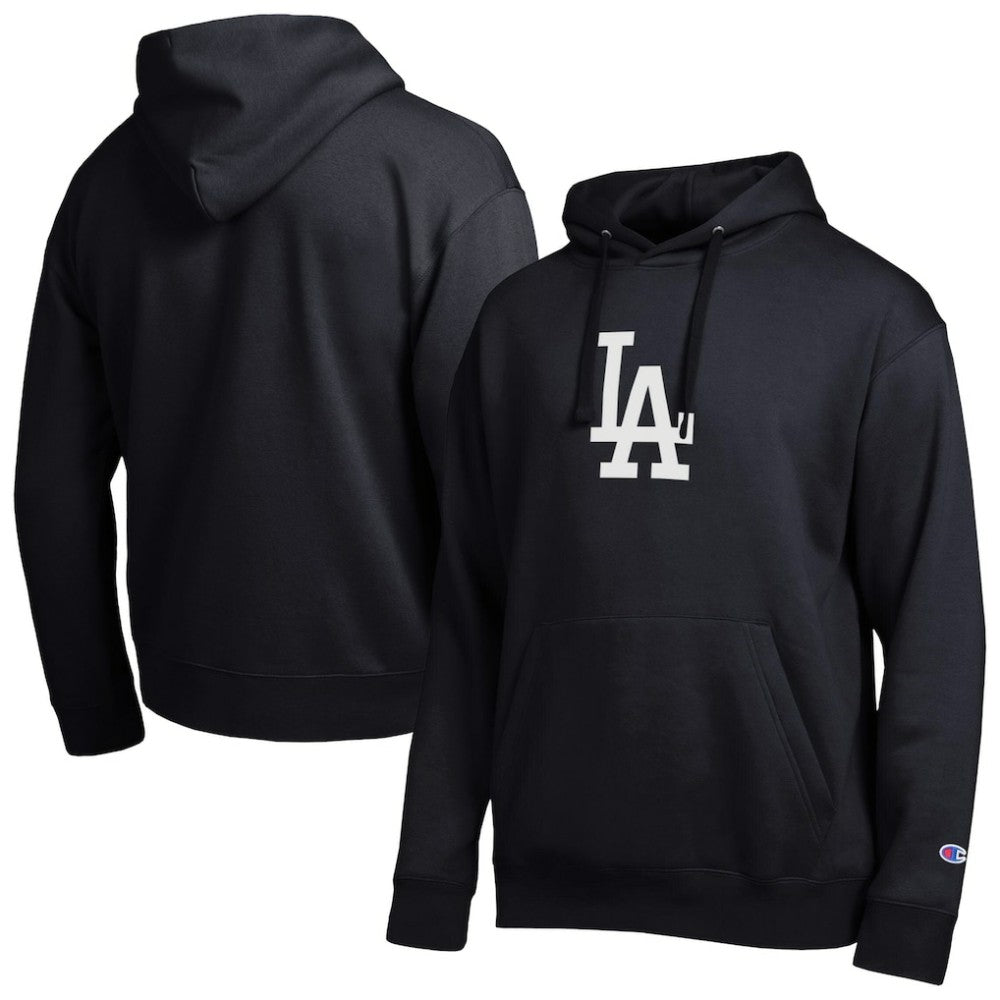 Los Angeles Dodgers Champion All Star Embroidered Logo Hoodie - Black - MLB on Sale