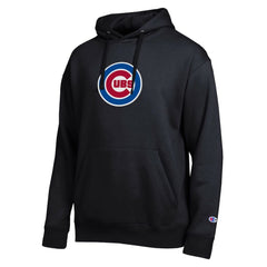 Chicago Cubs Champion All Star Embroidered Logo Hoodie - Black - MLB Discount